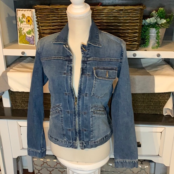 Ralph Lauren Jeans Co. Zip Up Jean Jacket Size Medium, EUC